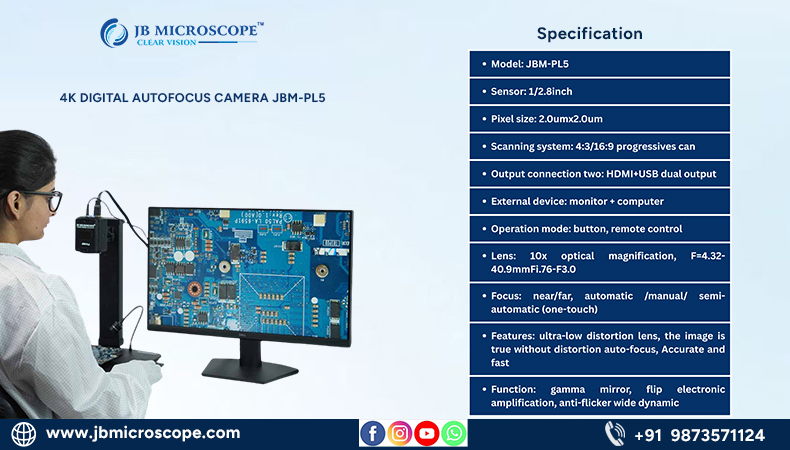 Digital 3D video Inspection Microscope manufacturer in India